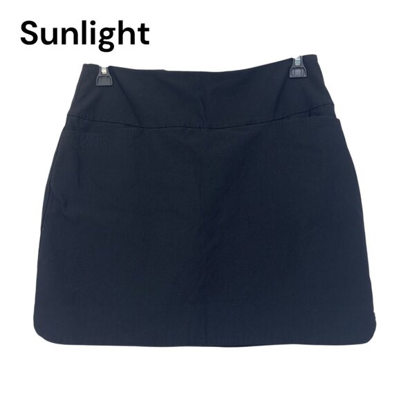 S.C.&CO. Womens Black Pull On Short Skort SZ L/G Stretch Fabric - Picture 1 of 10